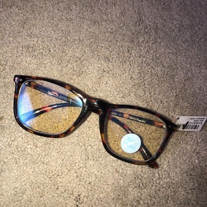 Nordstorm Rack‎ Brown tortoise Blue Light Screen Glasses Eyeglasses NWT